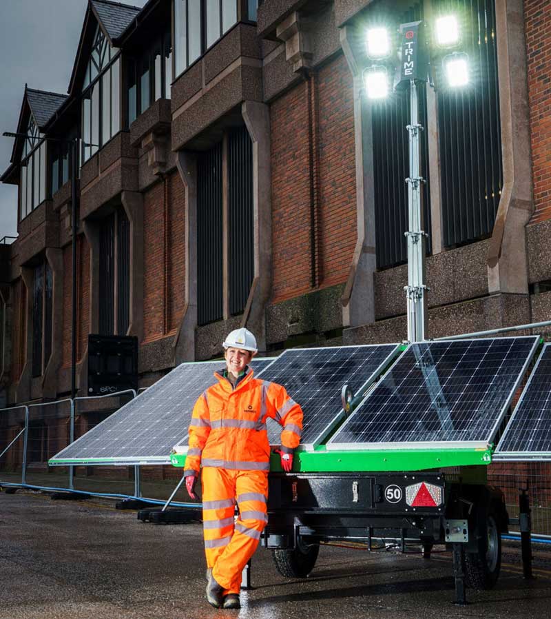 Sunbelt Rentals adds more Trime Solar Lights