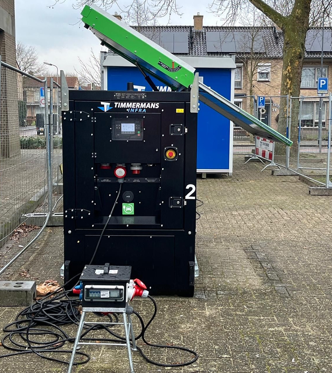 Our MGTP 24000/30 Solar Hybrid Generator in Netherlands